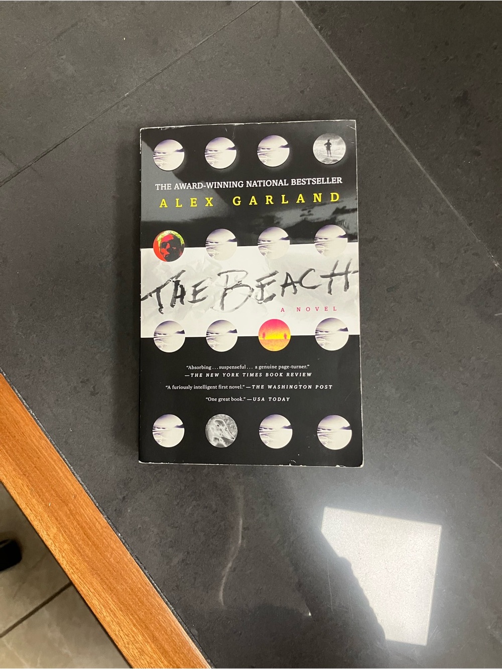 3/$15 The Beach by Alex Garland - Black Paperback with White & Yellow Accents